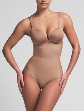 SKIMS Core Control High Waisted Brief Sculpting Shapewear in Sienna Brown NWT 2X